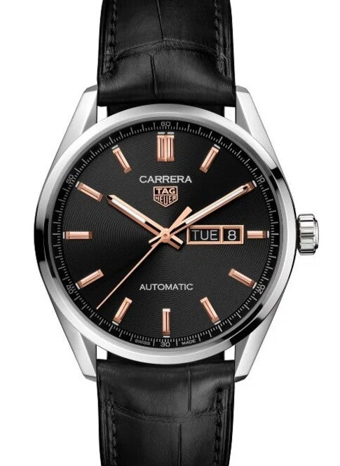 TAG Heuer Carrera Czarny 41 mm Stal