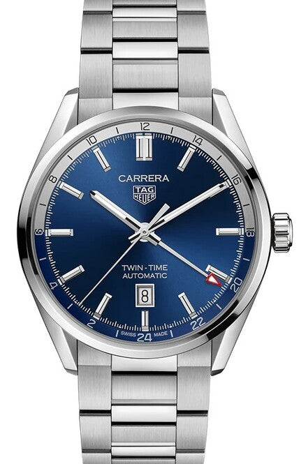 TAG Heuer Carrera Niebieski 41 mm Stal