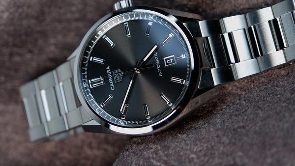 TAG Heuer Carrera Czarny 39 mm Stal