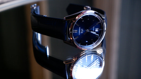 TAG Heuer Carrera Niebieski 39 mm Stal