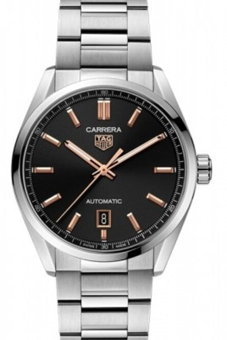 TAG Heuer Carrera Czarny 39 mm Stal