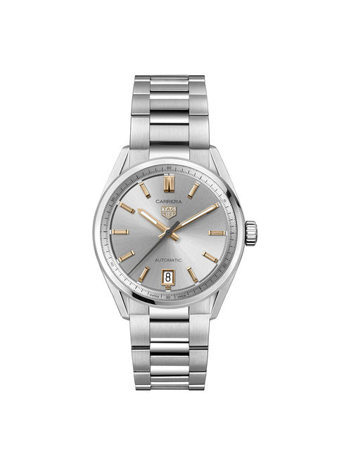 TAG Heuer Carrera Srebrny 36 mm Stal