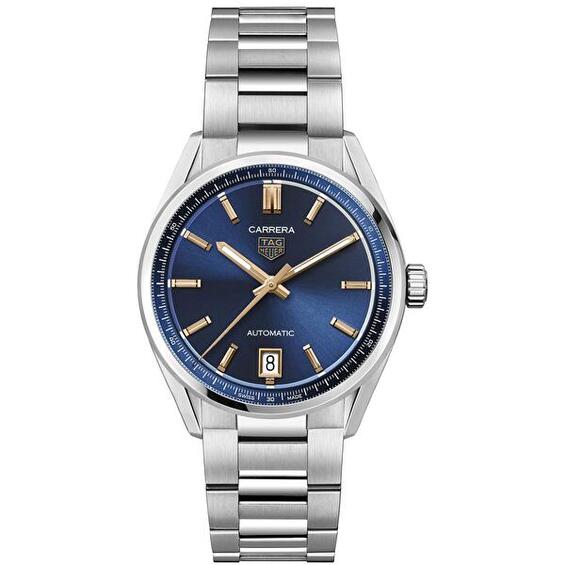 TAG Heuer Carrera Niebieski 36 mm Stal