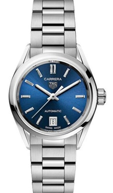 TAG Heuer Carrera Lady Niebieski 29 mm Stal