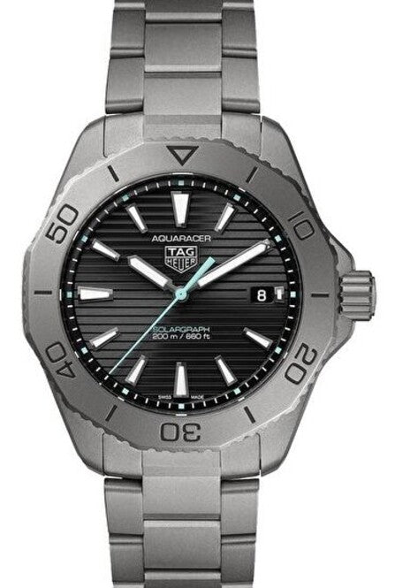 TAG Heuer Aquaracer Czarny 40 mm Tytan