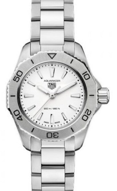 TAG Heuer Aquaracer Lady Szary 30 mm Stal