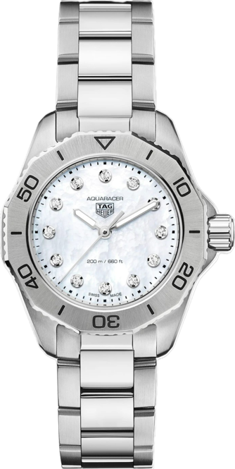 TAG Heuer Aquaracer Lady Czarny 30 mm Stal