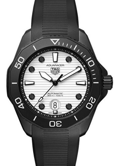 TAG Heuer Aquaracer 300M Biały 43 mm Stal