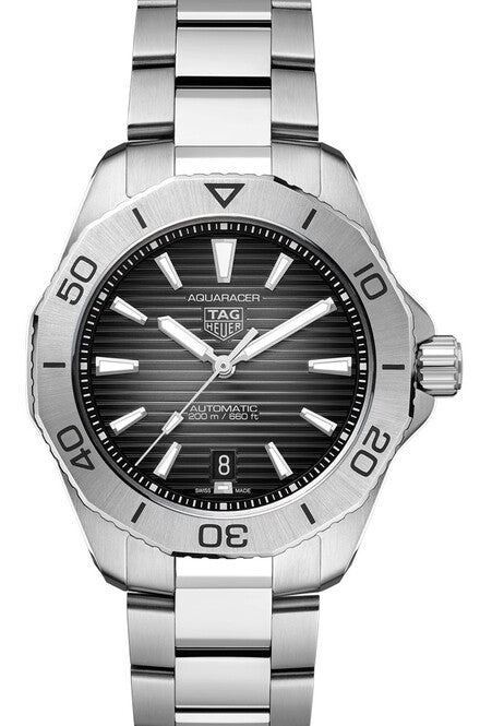 TAG Heuer Aquaracer Czarny 40 mm Stal