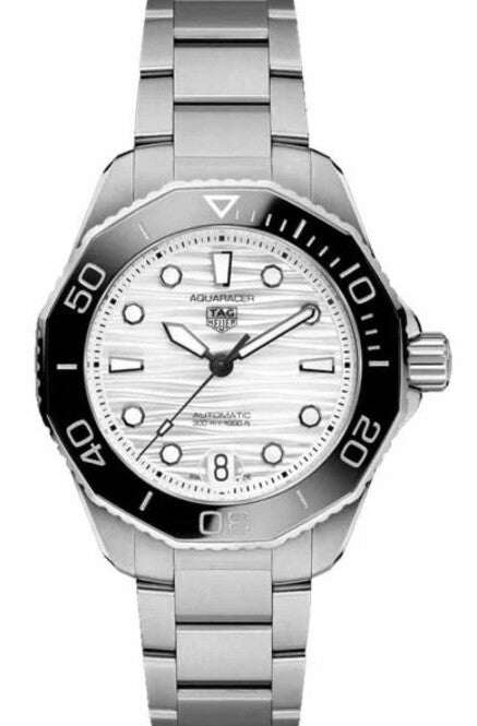 TAG Heuer Aquaracer Lady Szary 36 mm Stal