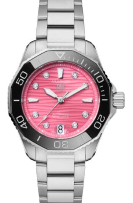 TAG Heuer Aquaracer Lady Różowy 36 mm Stal