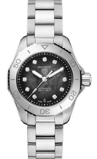 TAG Heuer Aquaracer Lady Czarny 30 mm Stal