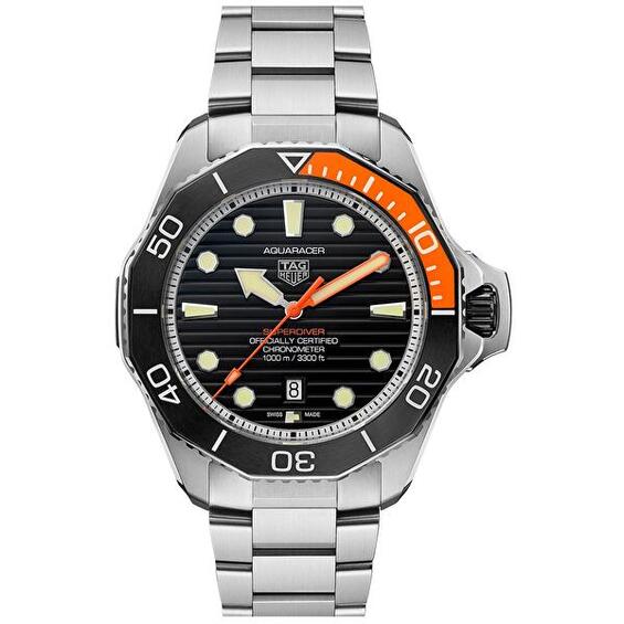 TAG Heuer Aquaracer Czarny 45 mm Tytan