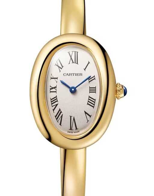 Cartier Baignoire Srebrny 32 mm Żółte złoto WGBA0025