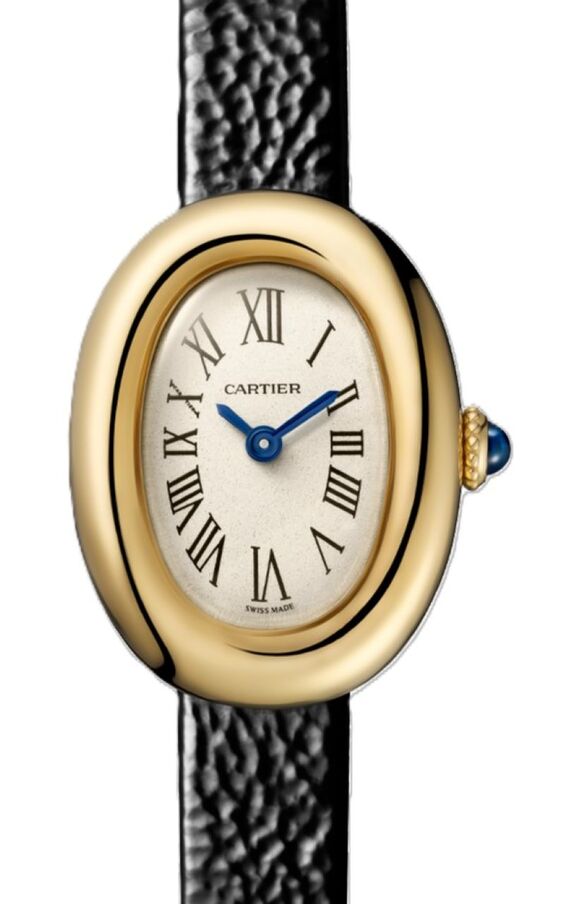Cartier Baignoire Srebrny 25 mm Żółte złoto WGBA0041