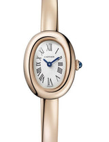Cartier Baignoire Biały 25 mm Złoto różowe WGBA0081