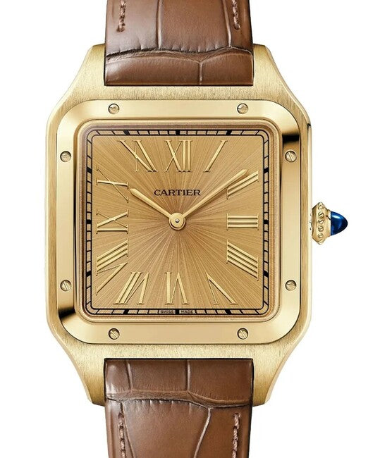 Cartier Santos Dumont Złoto 47 mm Żółte złoto WGSA0111