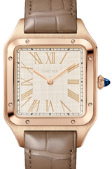 Cartier Santos Dumont Biały 47 mm Złoto różowe WGSA0112