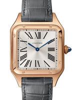 Cartier Santos Dumont Srebrny 44 mm Złoto różowe WGSA0116