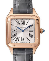 Cartier Santos Dumont Srebrny 38 mm Złoto różowe WGSA0117