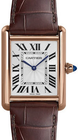Cartier Tank Louis Cartier Srebrny 33.7 mm Zloto rozowe WGTA0011