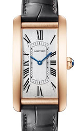Cartier Tank Américaine Srebrny 44 mm Złoto różowe WGTA0134