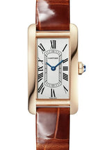 Cartier Tank Américaine Srebrny 35 mm Złoto różowe WGTA0340
