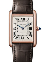 Cartier Tank Louis Cartier Srebrny 38 mm Złoto różowe WGTA0346