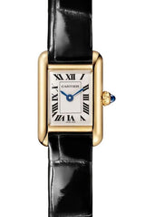 Cartier Tank Louis Cartier Srebrny 24 mm Żółte złoto WGTA0352