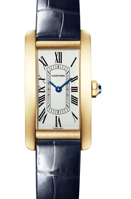 Cartier Tank Américaine Biały 35 mm Żółte złoto WGTA0356