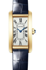 Cartier Tank Américaine Biały 35 mm Żółte złoto WGTA0356