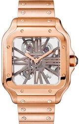 Cartier Santos Clear 40 x 47 mm Zloto rozowe WHSA0016