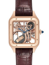 Cartier Santos Dumont Clear 44 mm Złoto różowe WHSA0030