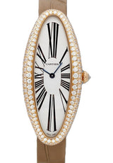 Cartier Baignoire Srebrny 47 mm Złoto różowe WJBA0006