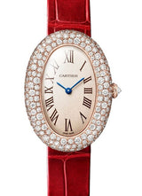 Cartier Baignoire Srebrny 36 mm Złoto różowe WJBA0047
