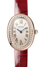 Cartier Baignoire Srebrny 31 mm Złoto różowe WJBA0053