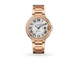 Cartier Ballon Bleu 33 mm Zloto WJBB0063