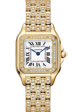 Cartier Panthère Biały 30 mm Żółte złoto WJPN0059