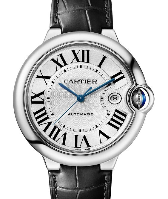 Cartier Ballon Bleu Srebrny 42 mm Stal WSBB0026