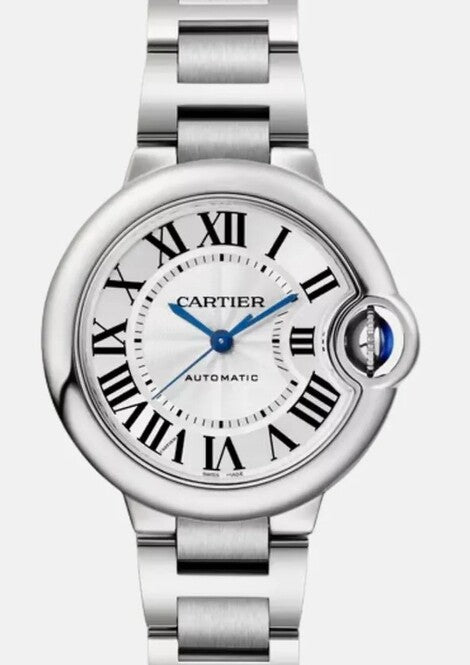 Cartier Ballon Bleu Srebrny 44 mm Stal WSBB0044