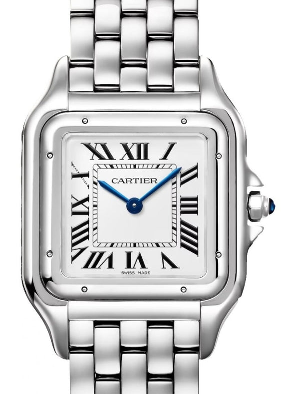 Cartier Panthère Srebrny 42 mm Stal WSPN0016