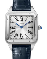 Cartier Santos Dumont Srebrny 46.6 mm Stal WSSA0032