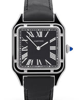 Cartier Santos Dumont Czarny 44 mm Stal WSSA0046
