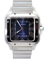 Cartier Santos Niebieski 35.1 mm Stal WSSA0063