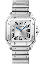 Cartier Santos Srebrny 27 mm Stal WSSA0082
