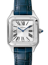 Cartier Santos Dumont Srebrny 38 mm Stal WSSA0086