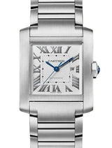 Cartier Tank Française Srebrny 37 mm Stal WSTA0067