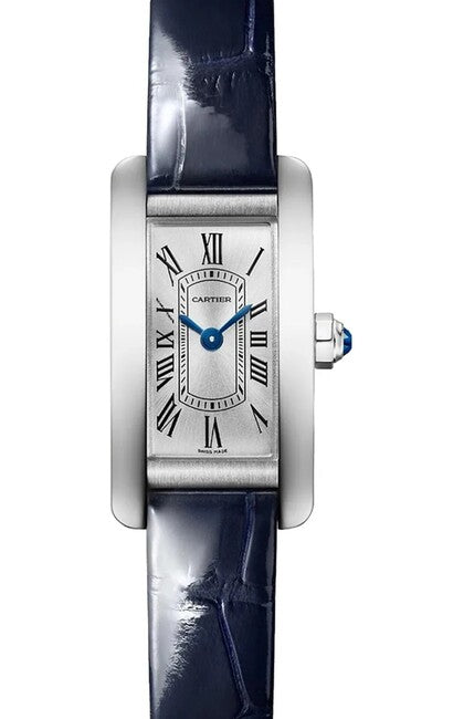 Cartier Tank Américaine Srebrny 28 mm Stal WSTA0116