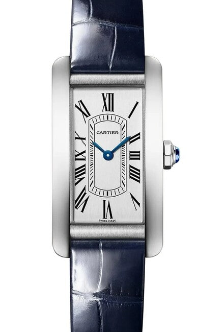 Cartier Tank Américaine Srebrny 35 mm Stal WSTA0117