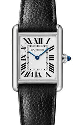 Cartier Tank Srebrny 34 mm Stal WSTA0138